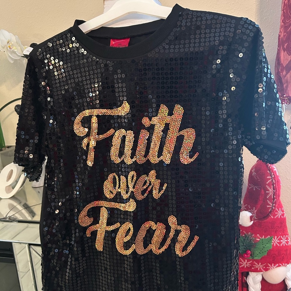 Sequin top